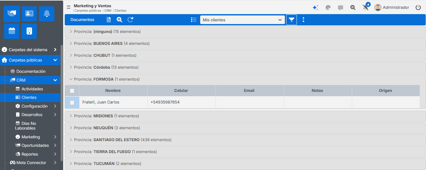 Gestión de Clientes SimpleCRM